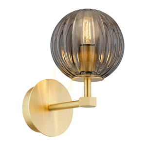 Wandleuchte Argon Paloma 8508 Rauchglas Messing E14 IP20 0 Wandleuchte Argon Paloma 8508 Rauchglas Messing E14 IP20 small 0