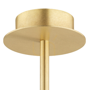 Kronleuchter ARGON PALOMA 6310 rauchfarben Messing Glas E14 3-flammig small 4