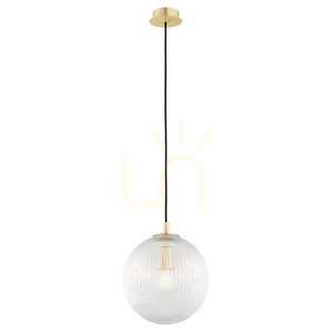 Pendelleuchte ARGON PALOMA transparent Messing gebürstet E27 8517 small 0