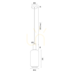 Pendelleuchte ARGON Sagunto Plus Weiß Glas E27 8563 small 3