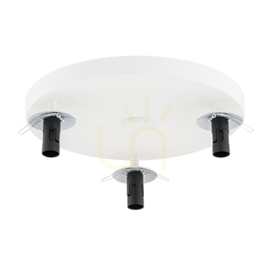 Plafond ARGON Fabio 6291 IP44 Weiß-Braun Glas E14 3x7W small 2