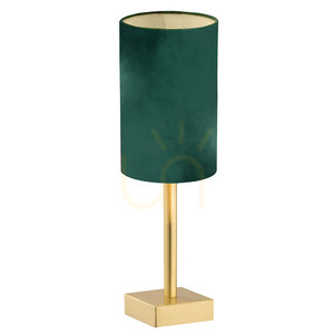 Tischlampe Argon Abruzzo grün Messing E14 8108 small 0