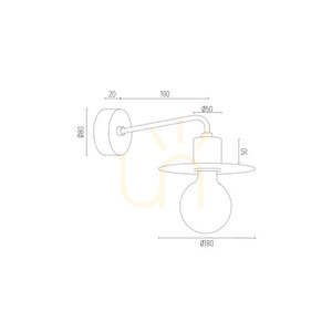Wandleuchte ARGON CORSO weiß E27 3878 small 1