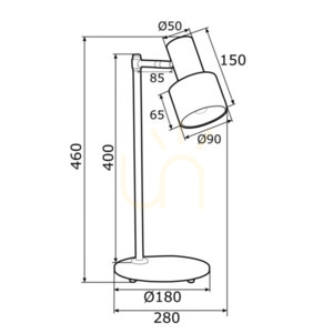 Tischlampe Argon Doria Messing Salbei E27 4276 small 4