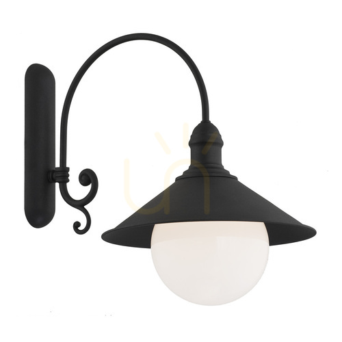 Prüfen Wandlampe außen ARGON ERBA BIS schwarz E27 IP44 3286