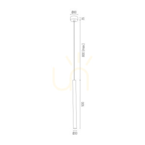 Wandleuchte ARGON ETNA PLUS Schwarz G9 8065 small 3