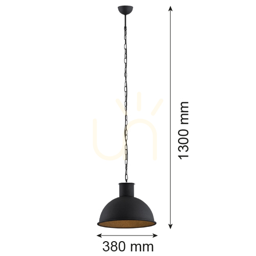 Aussicht Pendelleuchte ARGON EUFRAT schwarz E27 IP20 3191 Pendelleuchte ARGON EUFRAT schwarz E27 IP20 3191