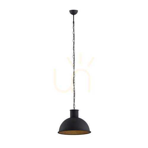 Prüfen Pendelleuchte Argon EUFRAT schwarz 38 cm E27 3191