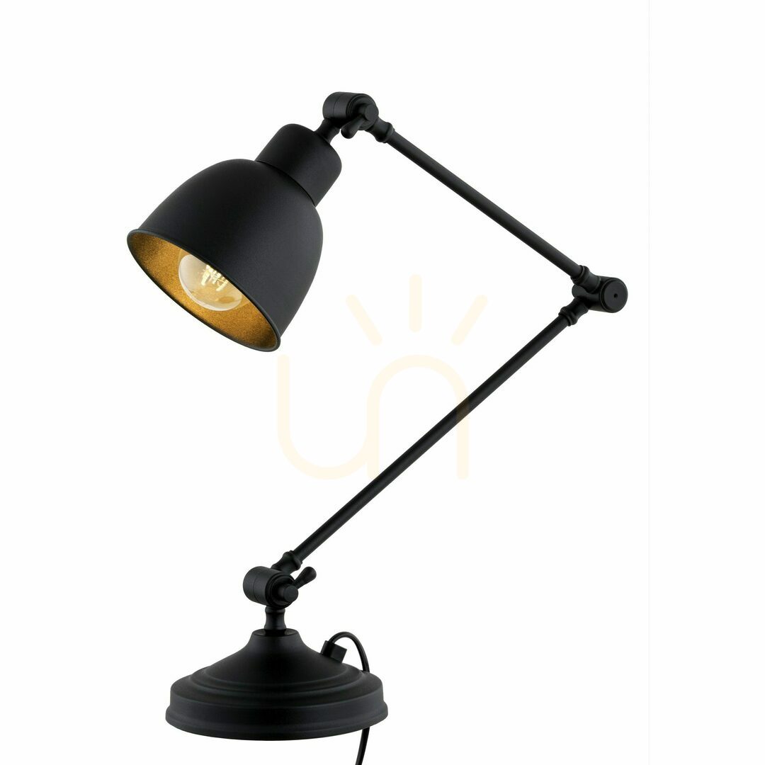 Anzeige Tischlampe ARGON EUFRAT schwarz E27 3197 Tischlampe ARGON EUFRAT schwarz E27 3197