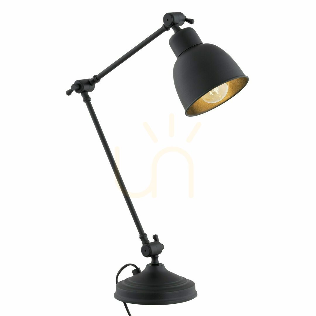 Anzeige Tischlampe ARGON EUFRAT schwarz E27 3197 Tischlampe ARGON EUFRAT schwarz E27 3197