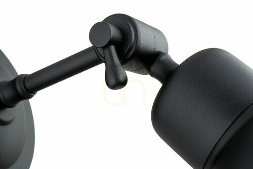 Prüfen Wandleuchte Argon Eufrat 3185 schwarz E27 IP20