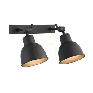 Wandleuchte Argon Eufrat schwarz E27 2-flammig 679 small 0