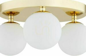 Plafond ARGON Flavio 3xE14 IP44 Messing Weiß 1413 3 Plafond ARGON Flavio 3xE14 IP44 Messing Weiß 1413 small 3