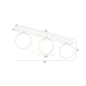 Wandleuchte ARGON FLAVIO 1414 Messing Weiß 3xE14 IP44 small 9