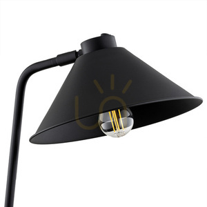 Tischlampe ARGON GABIAN schwarz E27 lackierter Stahl 4998 small 2