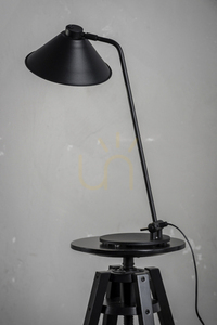 Tischlampe ARGON GABIAN schwarz E27 lackierter Stahl 4998 small 4