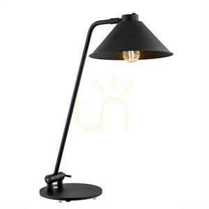 Tischlampe ARGON GABIAN schwarz E27 lackierter Stahl 4998 small 0