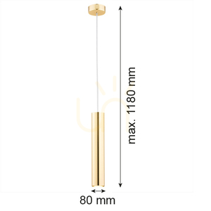 Pendelleuchte ARGON GOMERA Messing GU10 4057 small 6