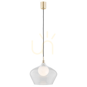 Pendelleuchte ARGON IRUN 4268 aus Glas mit Messingdetails E14 small 0