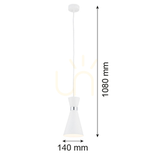 Pendelleuchte ARGON LUKKA Weiß E27 3892 small 1