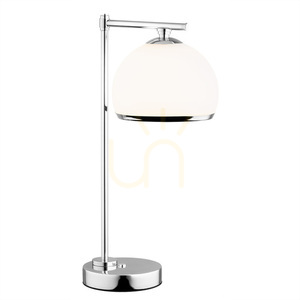 Tischleuchte ARGON MARBELLA PLUS weiß opal matt chrom E27 8121 small 0