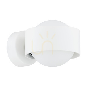 Wandleuchte Argon MASSIMO PLUS 8057 IP44 weiß G9 Glas 1-flammig small 0