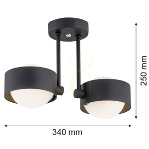 Pendelleuchte ARGON MASSIMO PLUS 7089 Weiß Glas IP44 G9 small 1