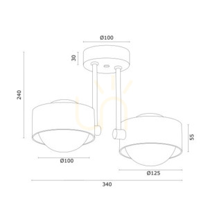 Pendelleuchte ARGON MASSIMO PLUS 7089 Weiß Glas IP44 G9 small 2
