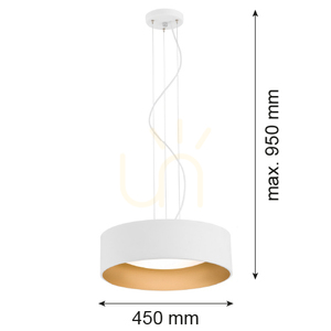 Pendelleuchte ARGON MOHITO weiß 3xE27 1213 small 1