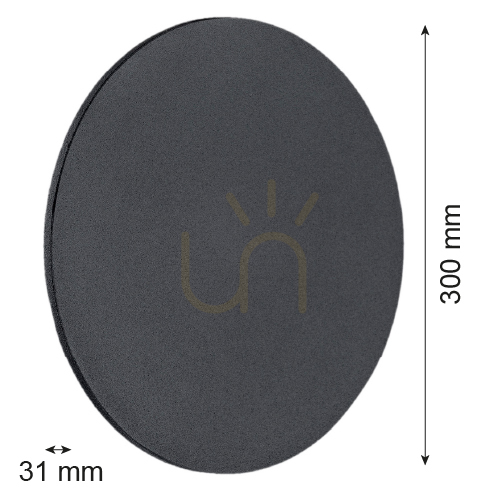 Vorschau Wandleuchte ARGON OREGON schwarz LED 12W 300 mm 3860 Wandleuchte ARGON OREGON schwarz LED 12W 300 mm 3860