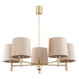 Kronleuchter Argon PONTE PLUS Beige Dunkelmessing 5xE27 2105 small 3