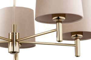 Kronleuchter Argon PONTE PLUS Beige Dunkelmessing 5xE27 2105 small 4