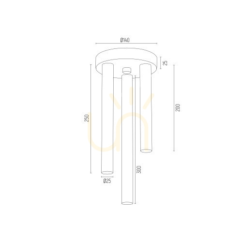 Prüfen Plafond ARGON SANDRINO PLUS Chrom 3xG9 6198