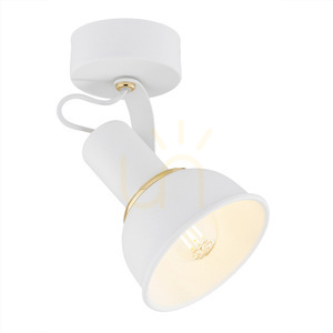 Wandleuchte ARGON TWIST Weiß Messing E14 IP20 4899