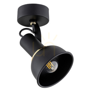 Wandleuchte ARGON TWIST schwarz E14 4900 small 1