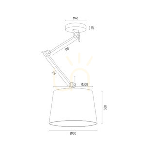 Pendelleuchte ARGON Zakyntos Plus weiß Messing 4895 small 6