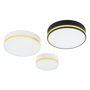 Plafond Argon Amore Weiß Gold 2xE27 Glas Stahl 7035 small 6