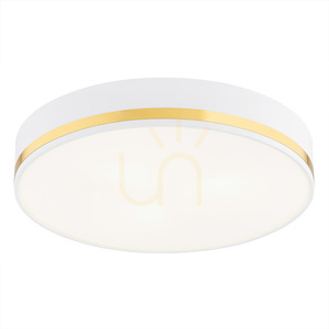 Plafond Argon Amore Weiß Gold 2xE27 Glas Stahl 7035 small 0