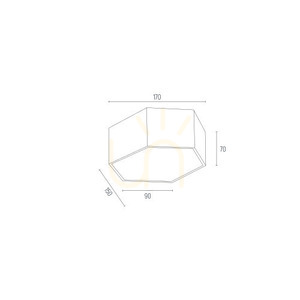 Plafond ARGON Arizona schwarz LED 10W 1150 lm 3824 small 8