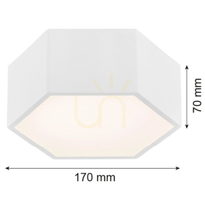 Plafond ARGON Arizona weiß 9-flammig LED 10W 1150 lm 3828 small 8