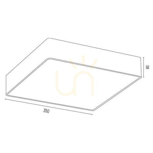 Prüfen Plafon ARGON Atlantis 4051 weiß Messing LED 21W IP20 350 mm
