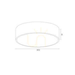 Plafond ARGON DARLING grau 2x E27 659 small 7