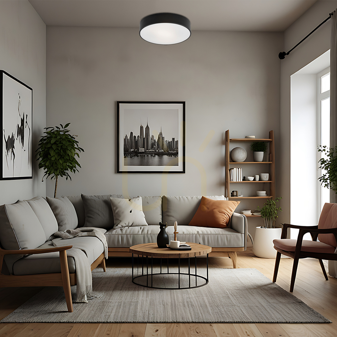 Aussicht Plafond Argon DARLING 3081 Schwarz 2x E27 IP20 Plafond Argon DARLING 3081 Schwarz 2x E27 IP20