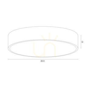 Plafond Argon Darling schwarz 5xE27 600 mm IP20 2084 small 6