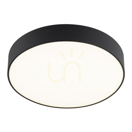 Prüfen Argon DARLING LED 3570 Deckenleuchte, Schwarz strukturiert, Ø 35 cm, LED 21,6 W 3650 lm 3000 K, IP20