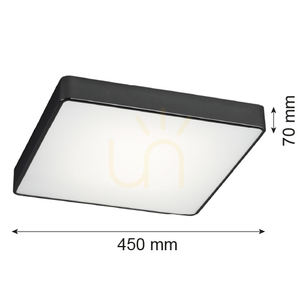 Plafond ARGON Ontario schwarz 4x E27 45 cm 1577 small 5
