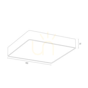 Plafond ARGON Ontario schwarz 4x E27 45 cm 1577 small 6