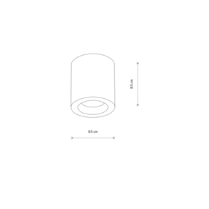 Schwarzes Downlight Anbaulampe - CEARA 10714 Nowodvorski small 6