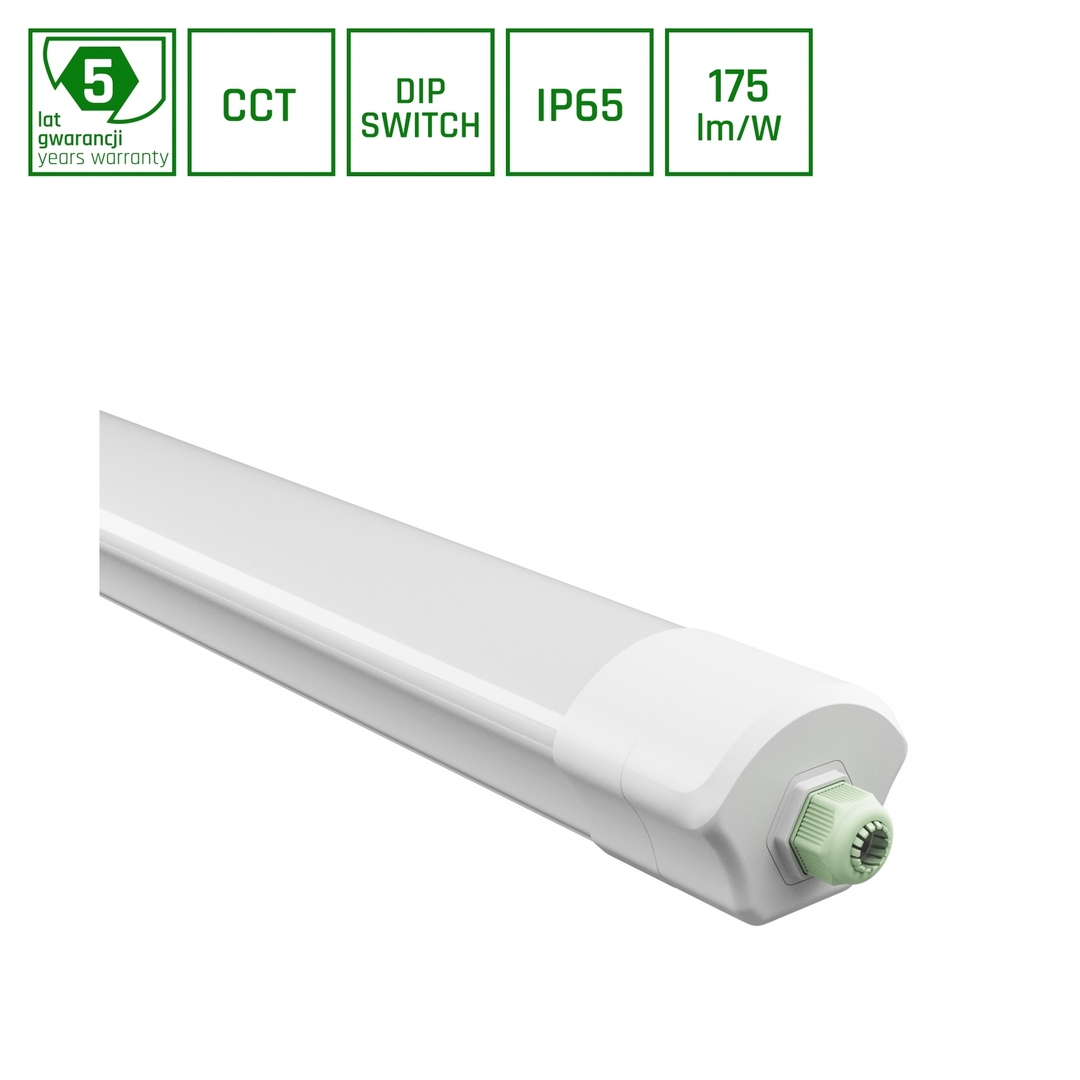 Prüfen Limea Vario Hermetic 1500mm 30/40/50 W Cct 230 V 120st Ip65 Ik08 Weiß 5 Jahre Garantie. Limea Vario Hermetic 1500mm 30/40/50 W Cct 230 V 120st Ip65 Ik08 Weiß 5 Jahre Garantie.