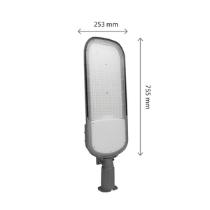 Streetos 2 200 W Nw 230 V 145/75st Ip65 Ik09 755x253x124mm Gray Dämmerungssensor 5 Jahre Garantie. small 3